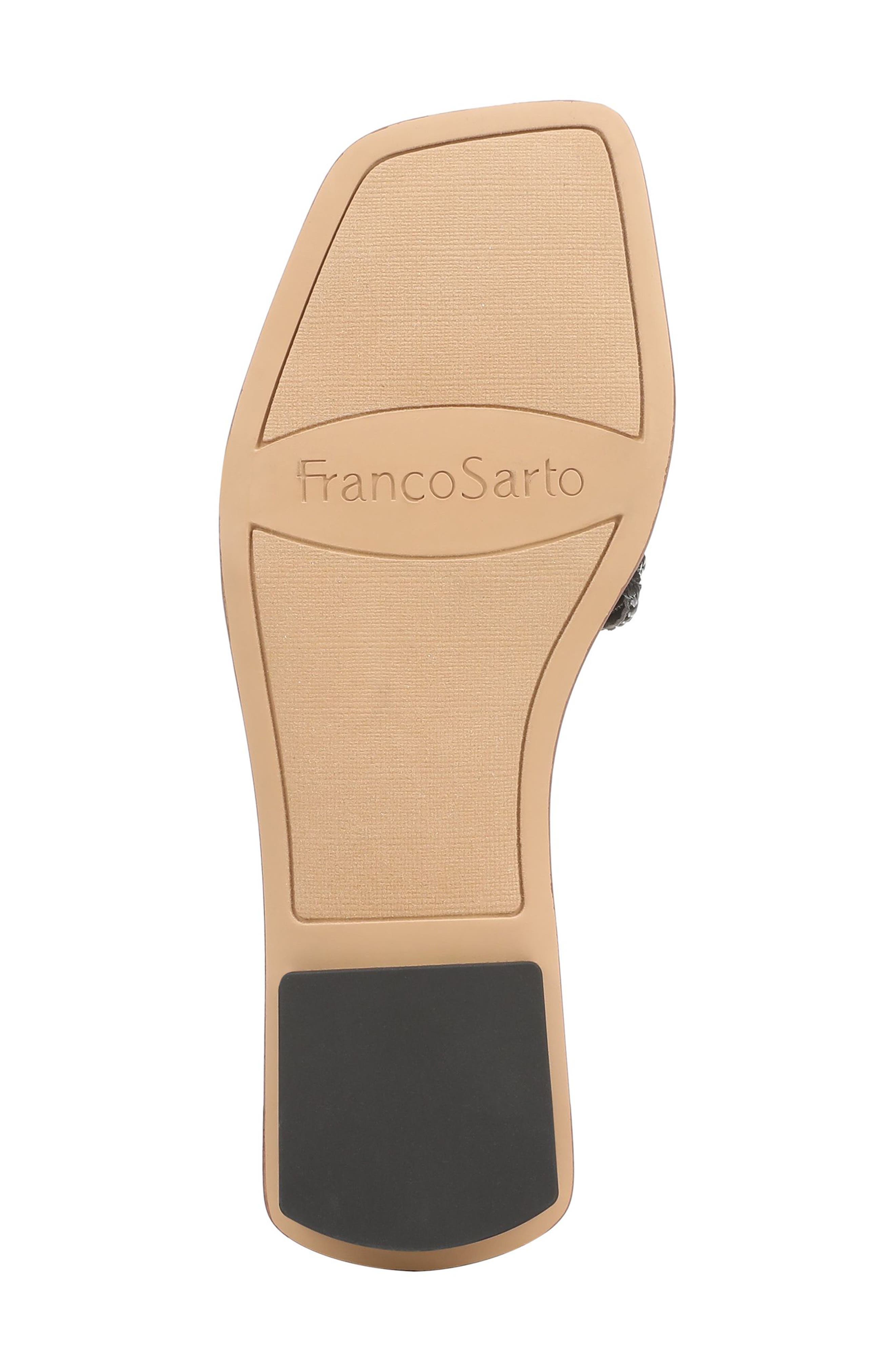 Franco Sarto Emilana Slide Sandal, Alternate, color, Black