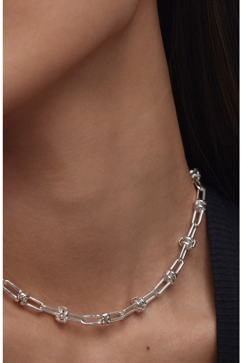 Base Chain Convertible Necklace, Alternate, color, Sterling Silver