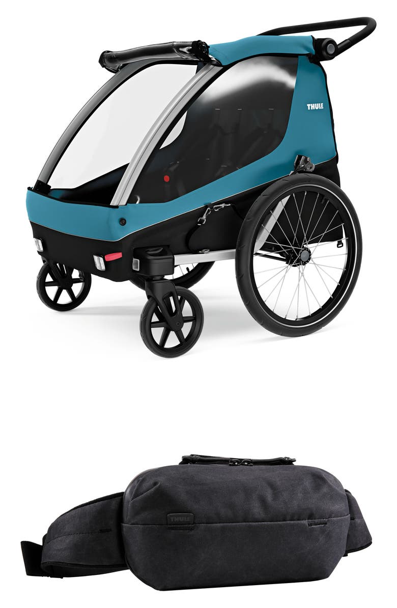 Thule Courier Bike Trailer & Aion Sling Pack, Main, color, 