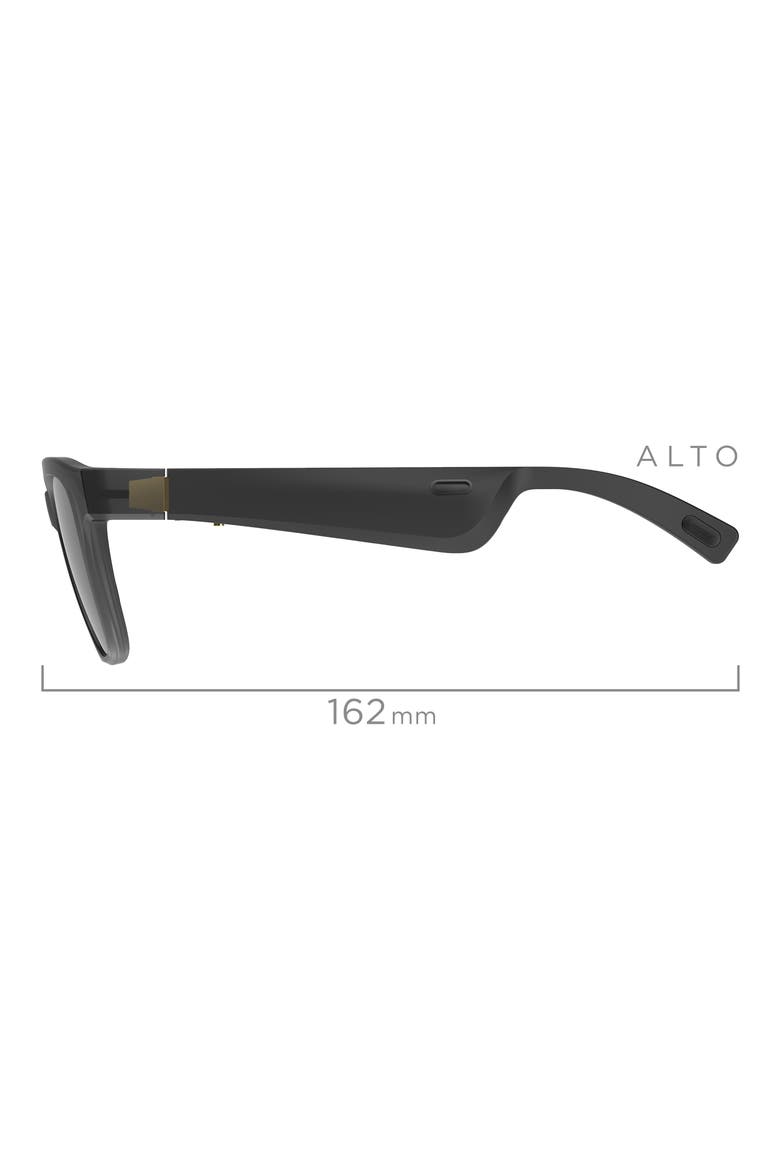 Frames Alto Medium/Large 52mm Audio Sunglasses, Alternate, color, BLACK