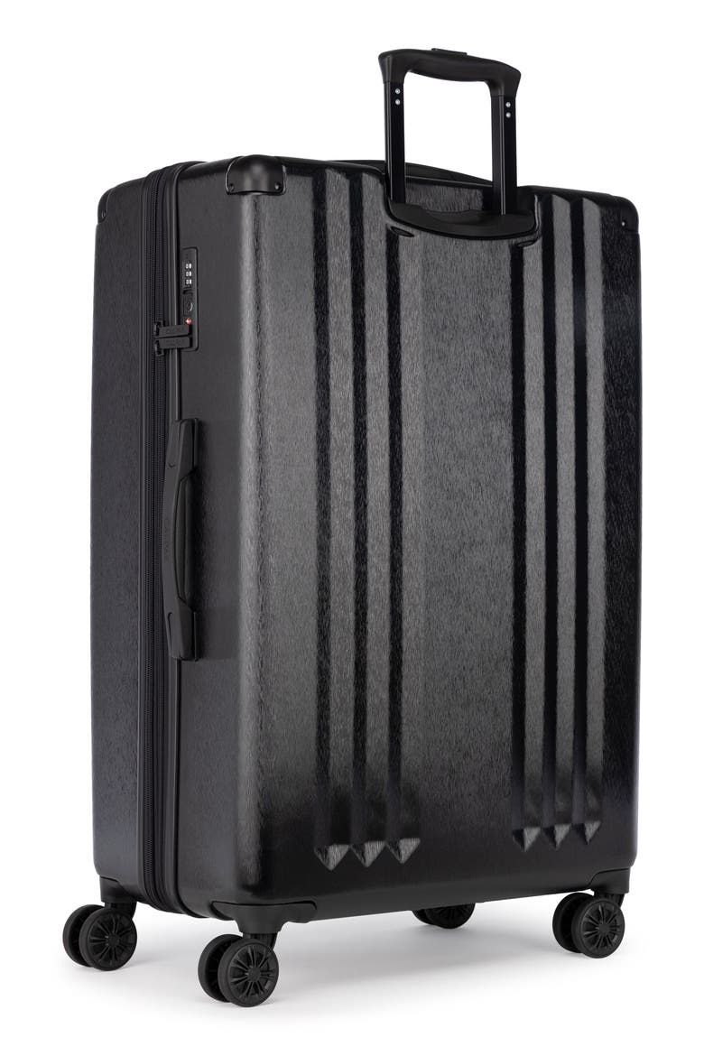 Ambeur 28-Inch Large Expandable Rolling Suitcase, Alternate, color, BLACK