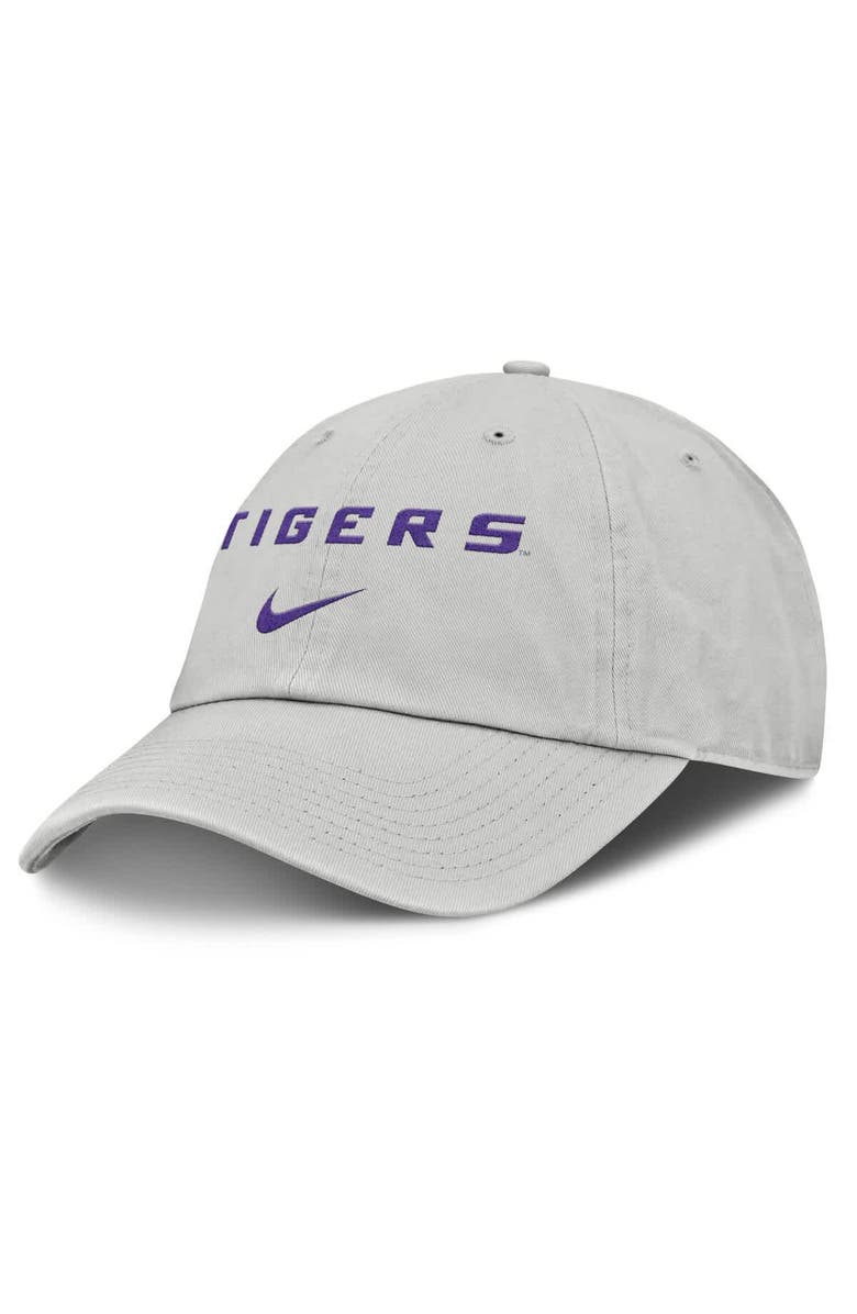 Nike Men's Nike Gray LSU Tigers 2025 On-Field Gameday Club Adjustable Hat, Main, color, 