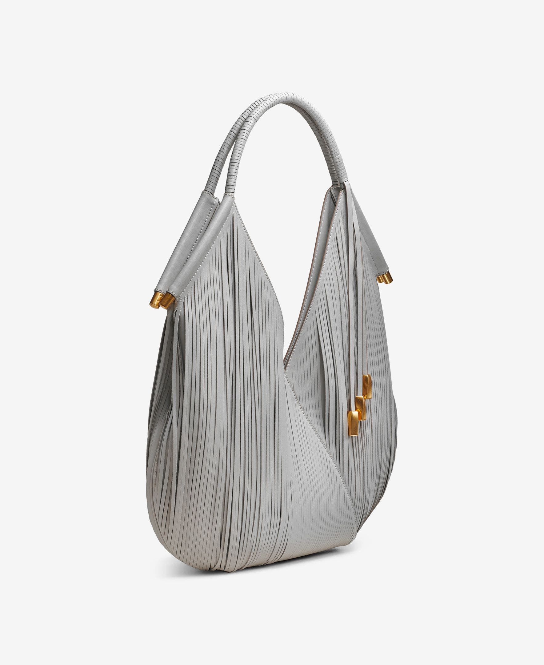 Baldwin Large Lasercut Shoulder Bag, Alternate, color, Zinc