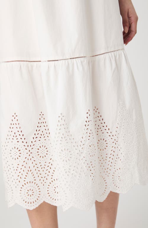 French Connection Cotton Square Neck Midi Dress