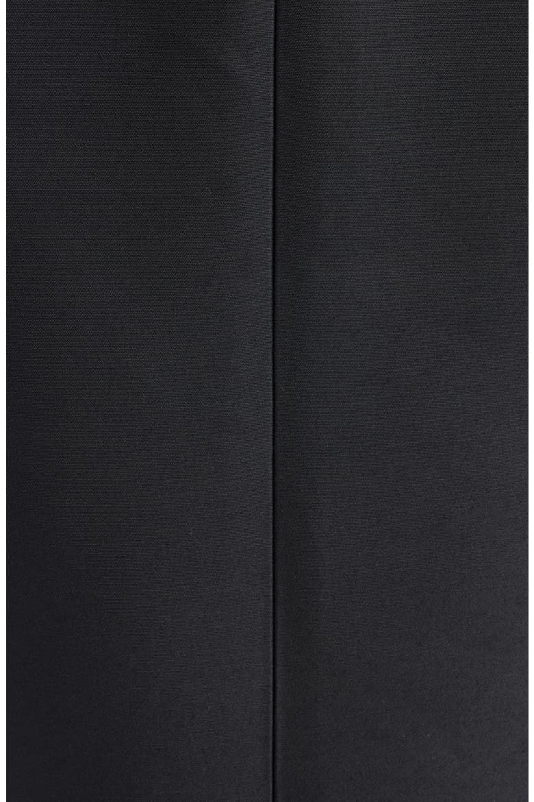 Wool & Silk Vareuse Midi Dress, Alternate, color, 1000 BLACK