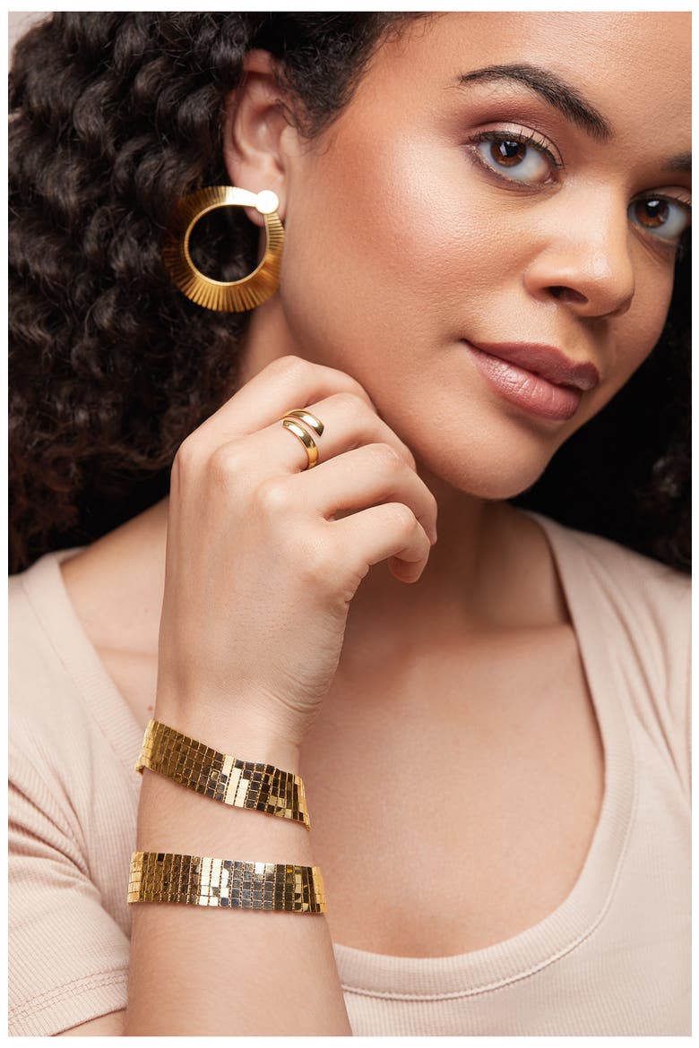 14K Gold Beveled Edge Bypass Ring, Alternate, color, 14K YELLOW GOLD