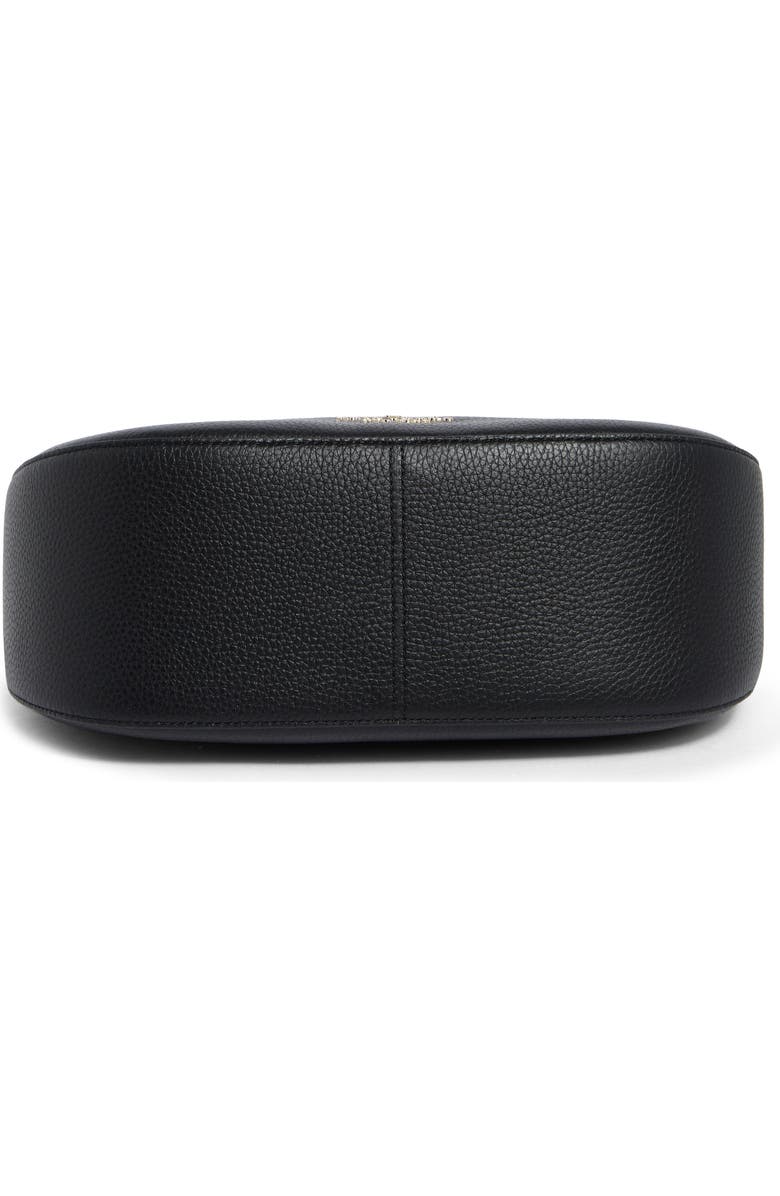 Kate Spade New York janie pebbled leather shoulder bag, Alternate, color, Black