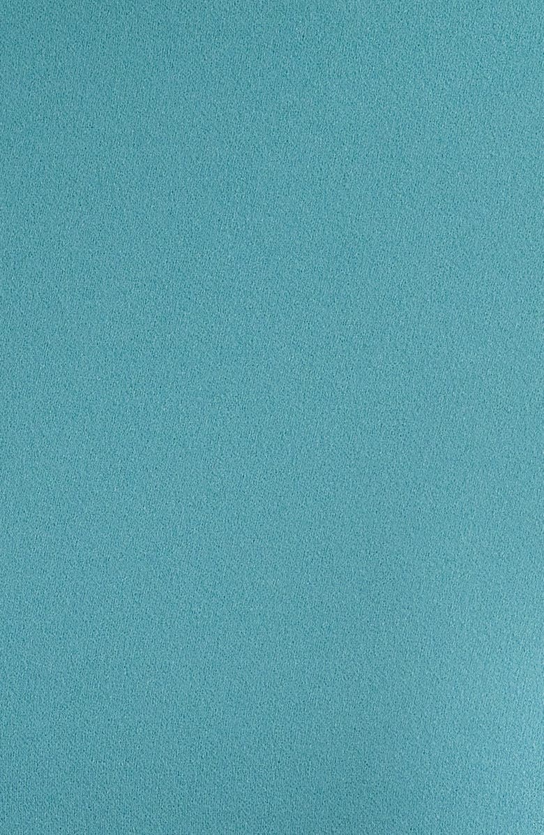 Tahari ASL Side Knot Scuba Crepe Jumpsuit, Alternate, color, Eucalyptus