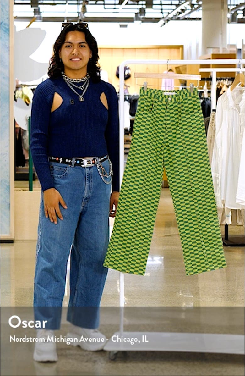 Robyn High Waist Ankle Straight Leg Jeans, sales video thumbnail