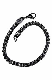 Adornia Men's Water Resistant Franco Chain Bracelet