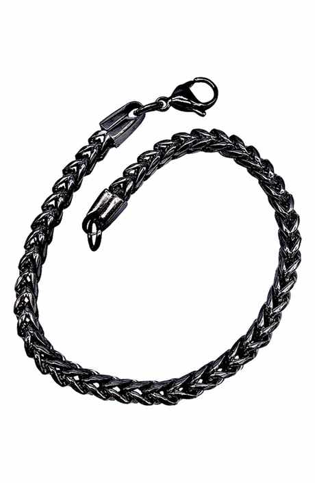 Adornia Men's Water Resistant Franco Chain Bracelet