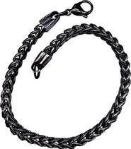 Adornia Men's Water Resistant Franco Chain Bracelet