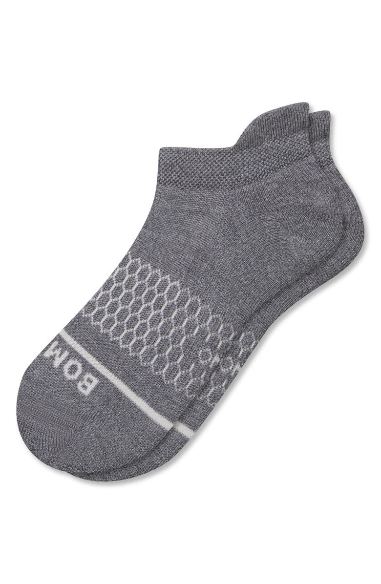 Bombas Solid Merino Wool Blend Ankle Socks, Alternate, color, 