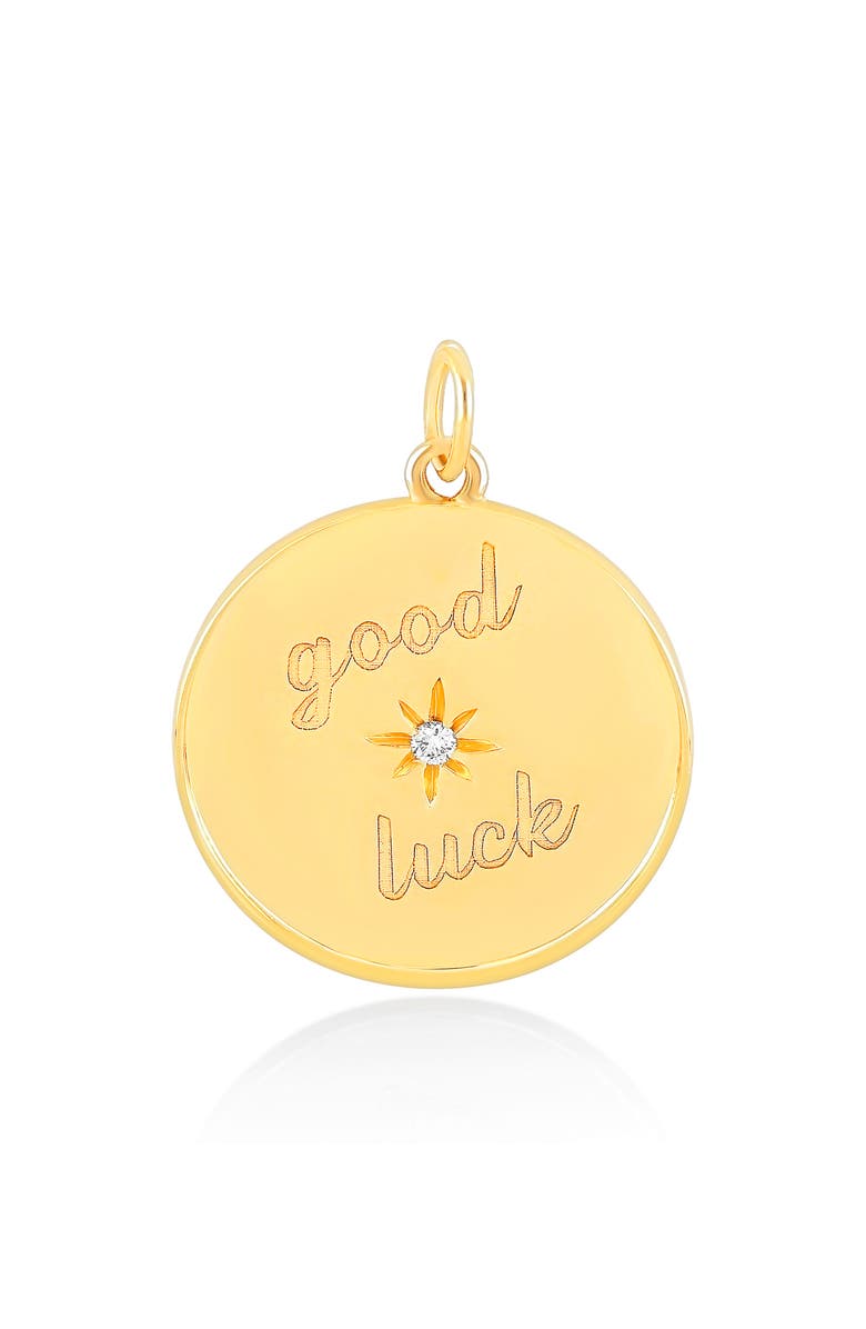イソノファクトリー　Good Luck Charm #1-1385 EF Collection Diamond Good Luck Pendant Charm | Nordstrom