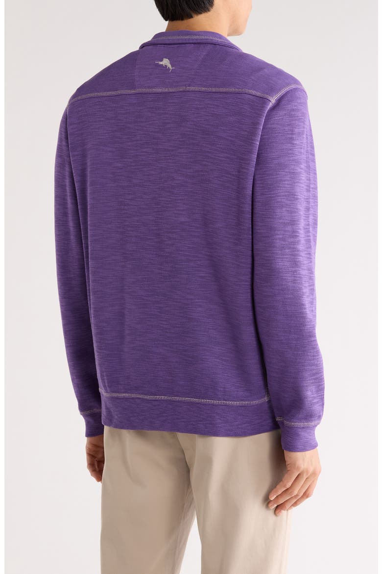 Sport Tobago Bay Half Zip Sweatshirt, Alternate, color, DEEP GRAPE