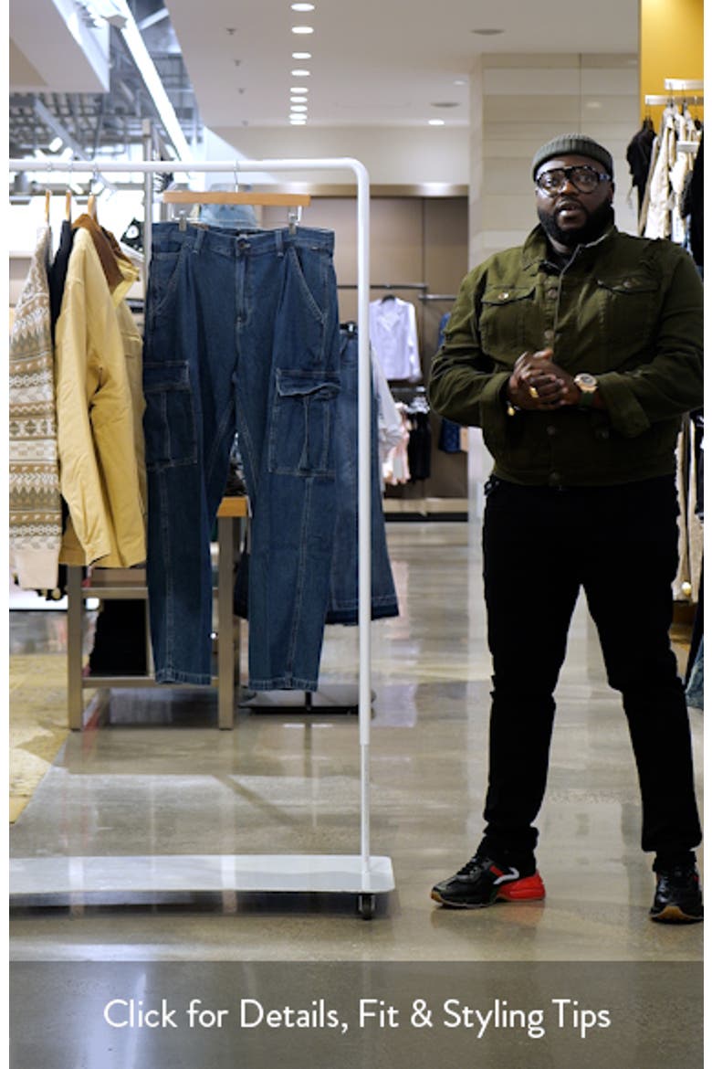 Service Cargo Relaxed Straight Leg Jeans video