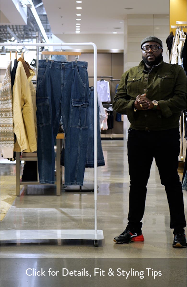 Service Cargo Relaxed Straight Leg Jeans, sales video thumbnail