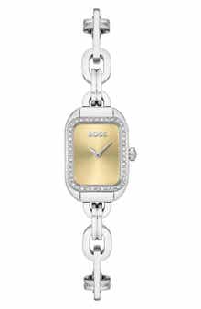 BOSS Hailey Oval Link Bracelet Watch, 19mm