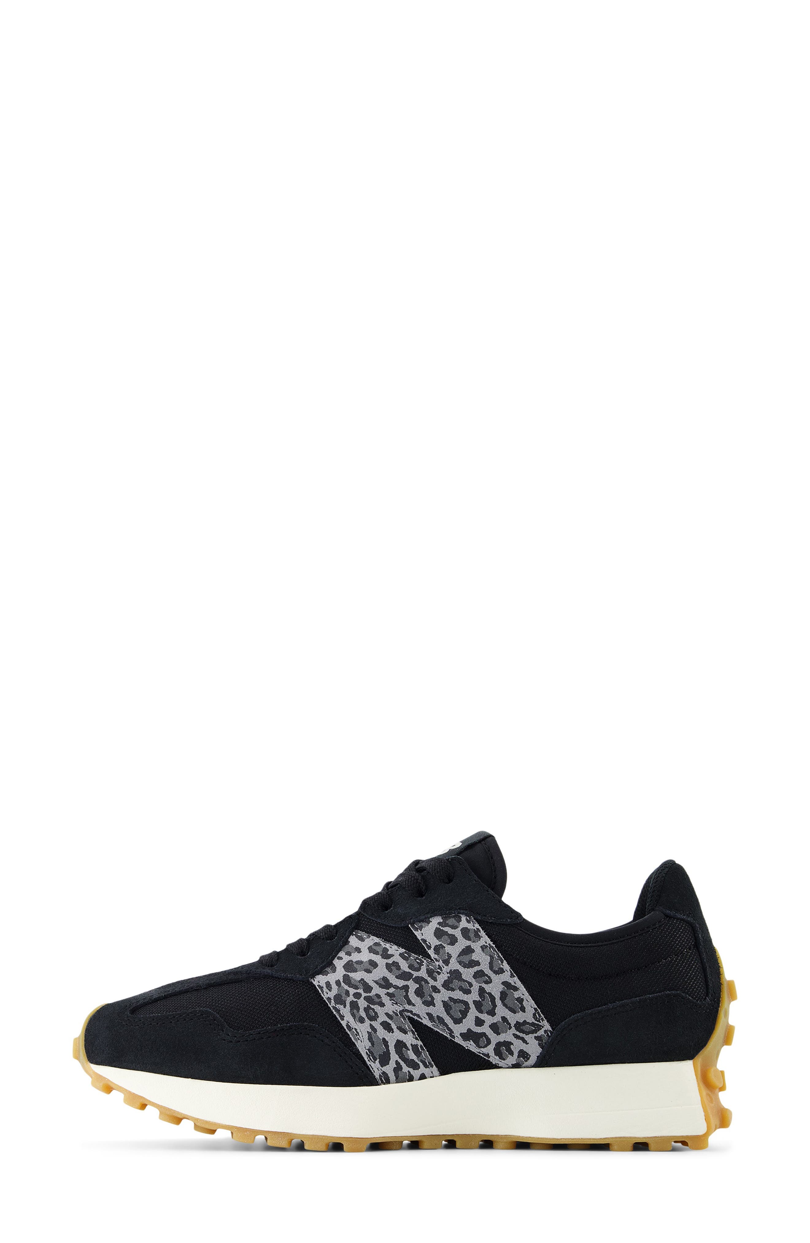 New Balance 327 Sneaker, Alternate, color, Black/ Black