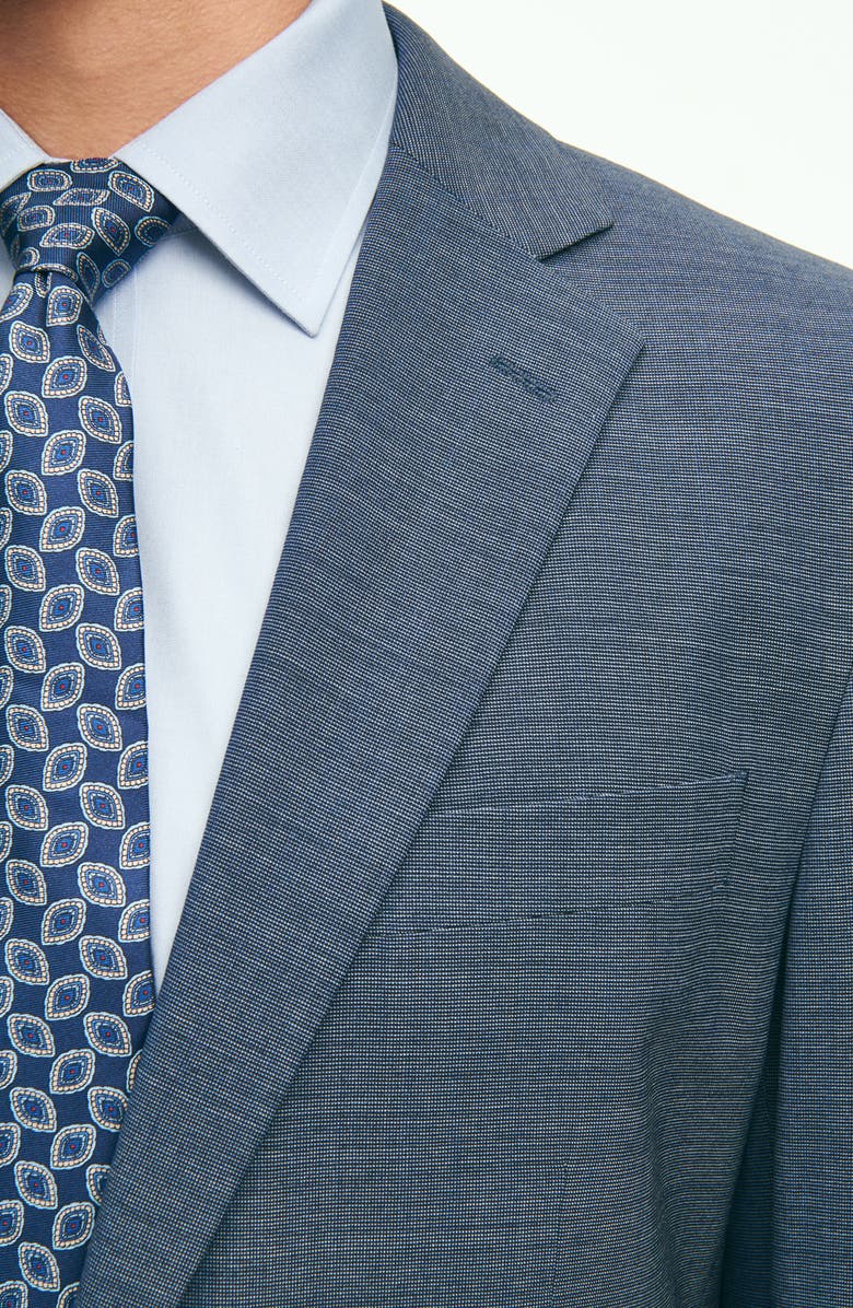 Brooks Brothers Performance Water Repellent Wool Suit Jacket, Alternate, color, 