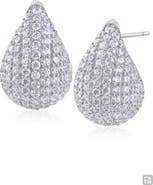 CZ by Kenneth Jay Lane Pavé Teardrop Earrings
