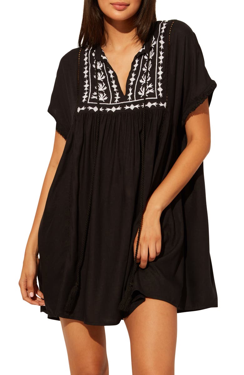 BLEU by Rod Beattie India Bazzar Cover-Up Caftan, Alternate, color,