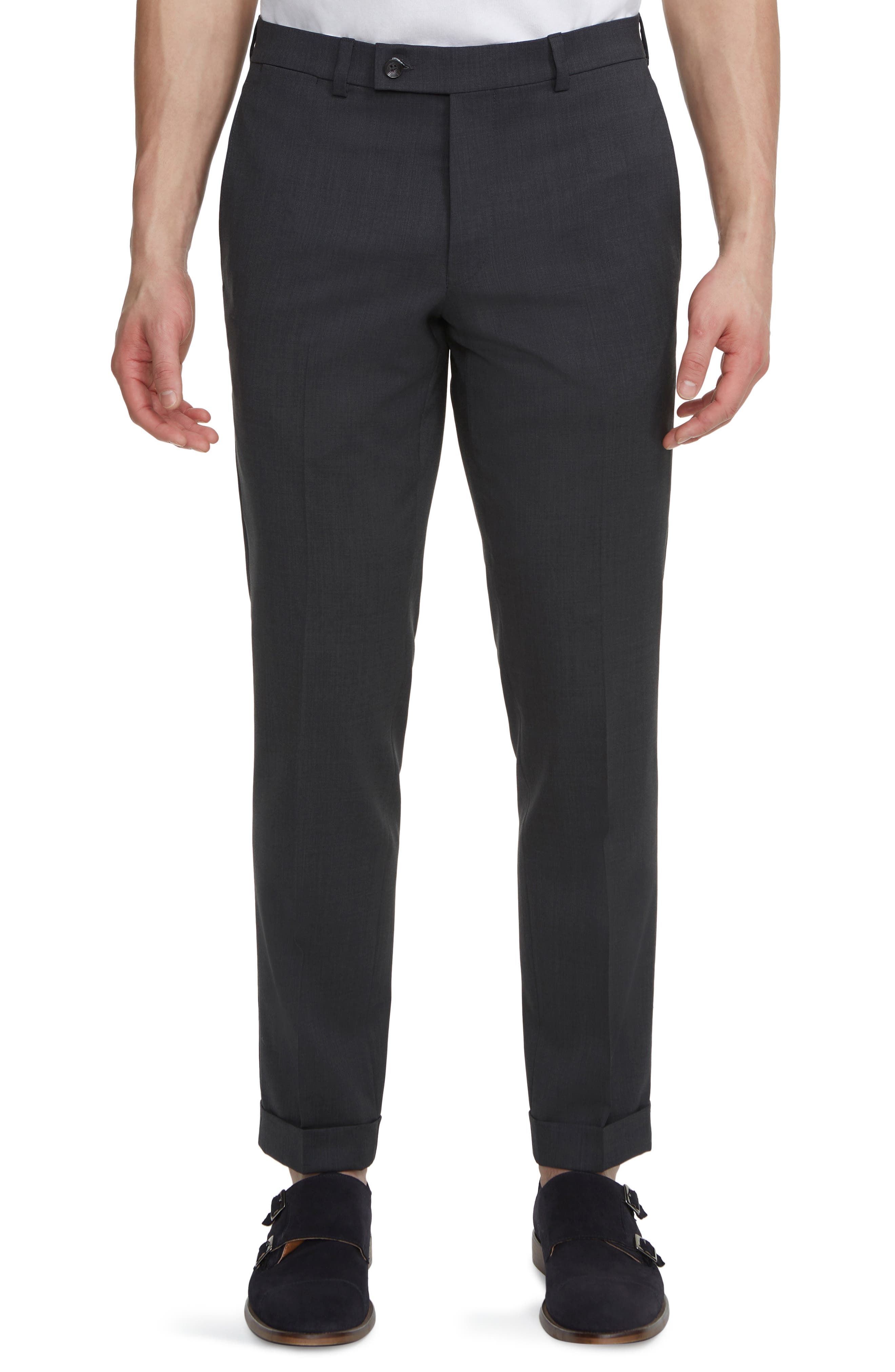 Payne Flat Front Wool Trousers - image 3