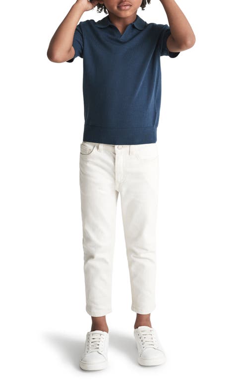 Reiss Kids' Duchie Sr. Johnny Collar Wool Polo In Blue