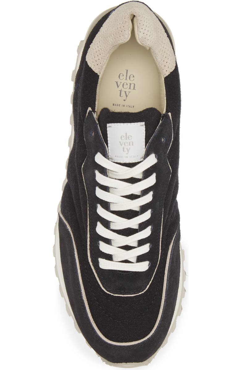 Eleventy Mixed Media Runner Sneaker, Alternate, color,