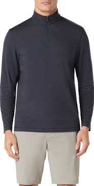 Bugatchi Quarter Zip Performance Pullover