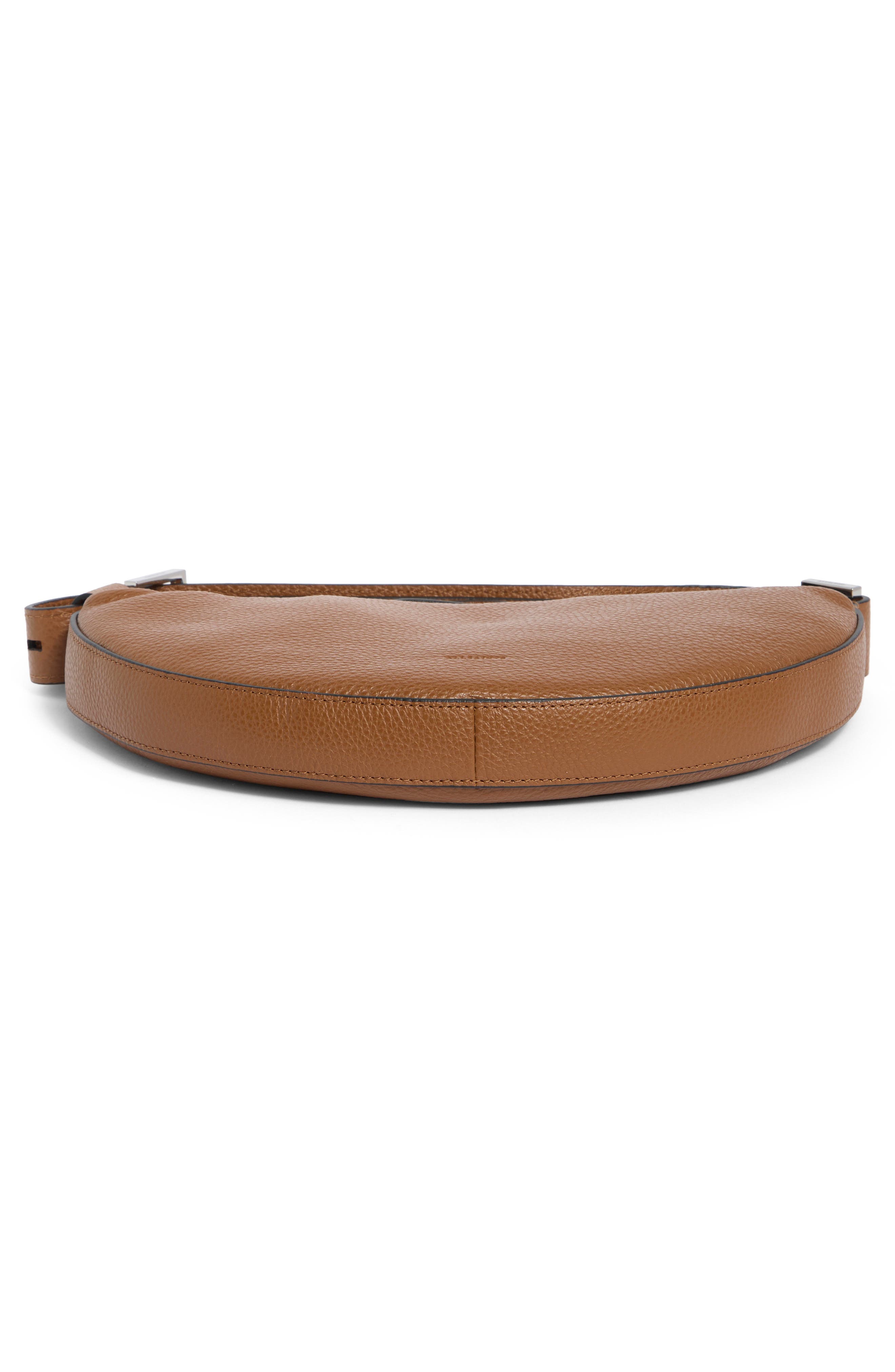 Half Moon Crossbody Bag, Alternate, color, SEPIA BROWN