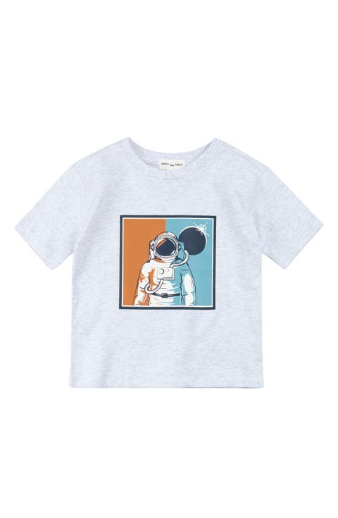 Kids' Astronaut Heathered Graphic T-Shirt (Toddler & Little Kid)
