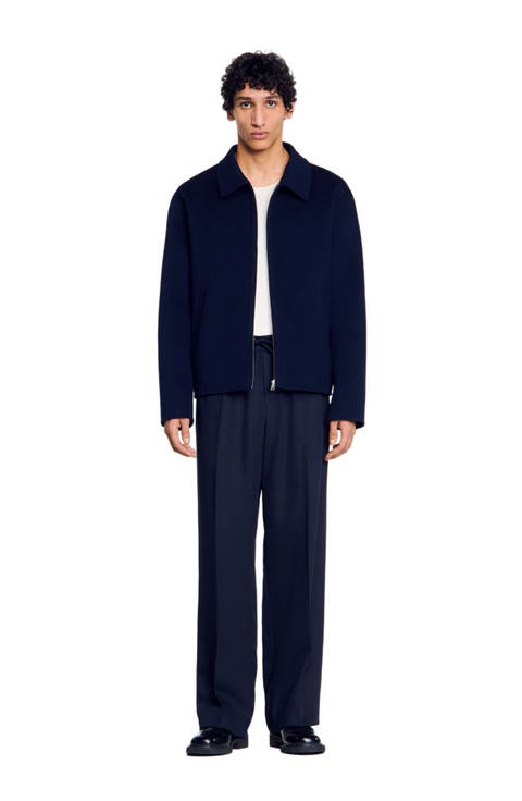 Double-faced wool jacket