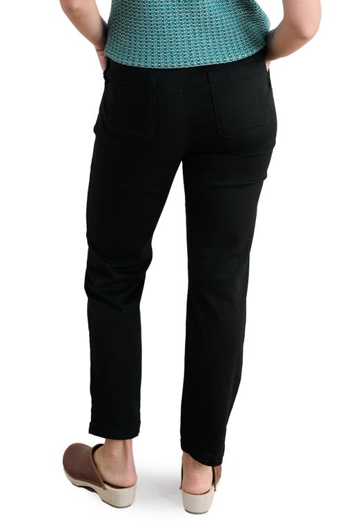 Seasalt Cornwall Waterdance Tapered Leg Pants In Black