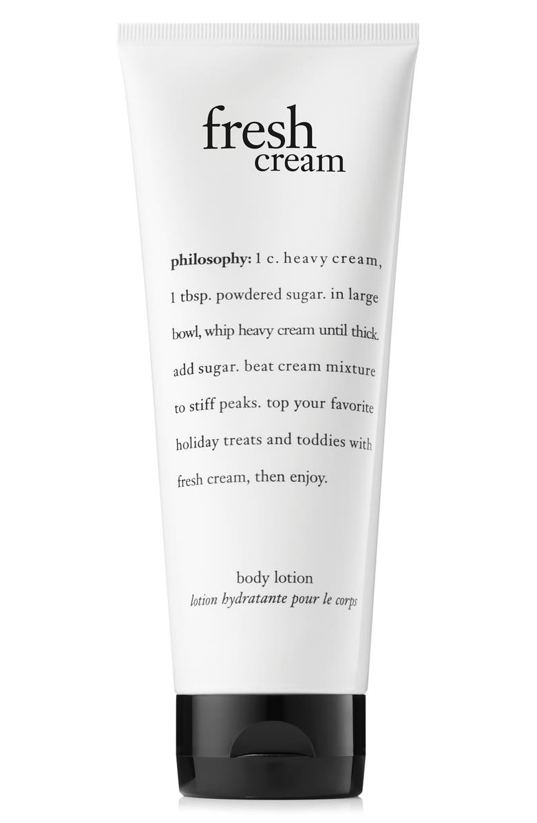 philosophy 'fresh cream' lotion, Alternate, color, 