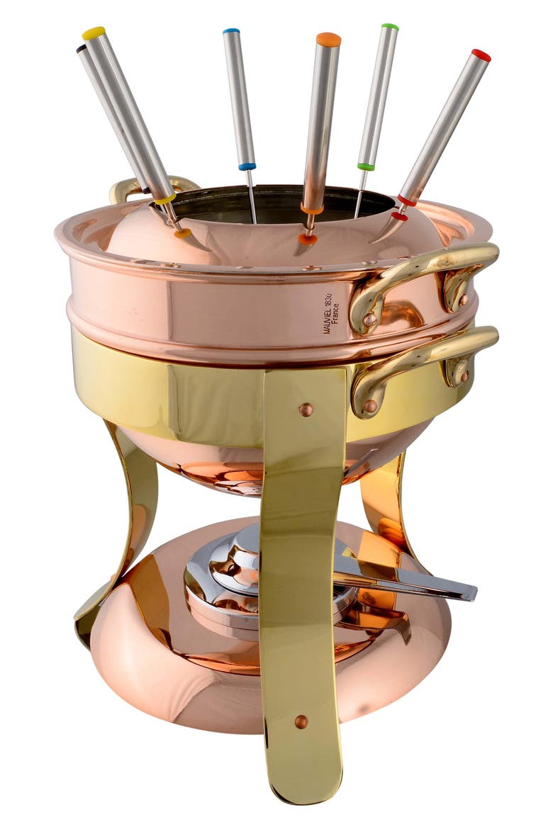 M'tradition Copper Fondue Set, Main, color, COPPER