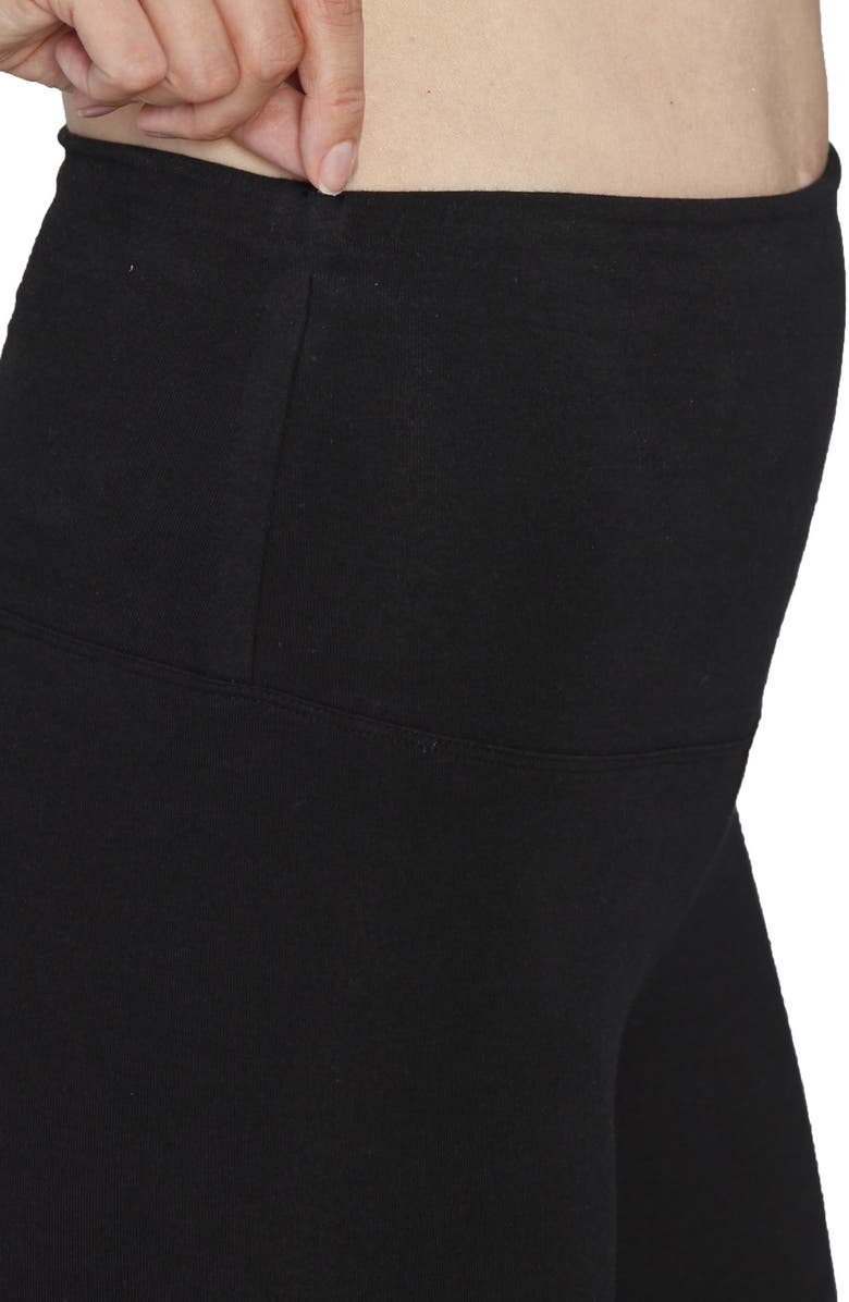 Angel Maternity Tummy Tight Postpartum Leggings, Alternate, color, Black