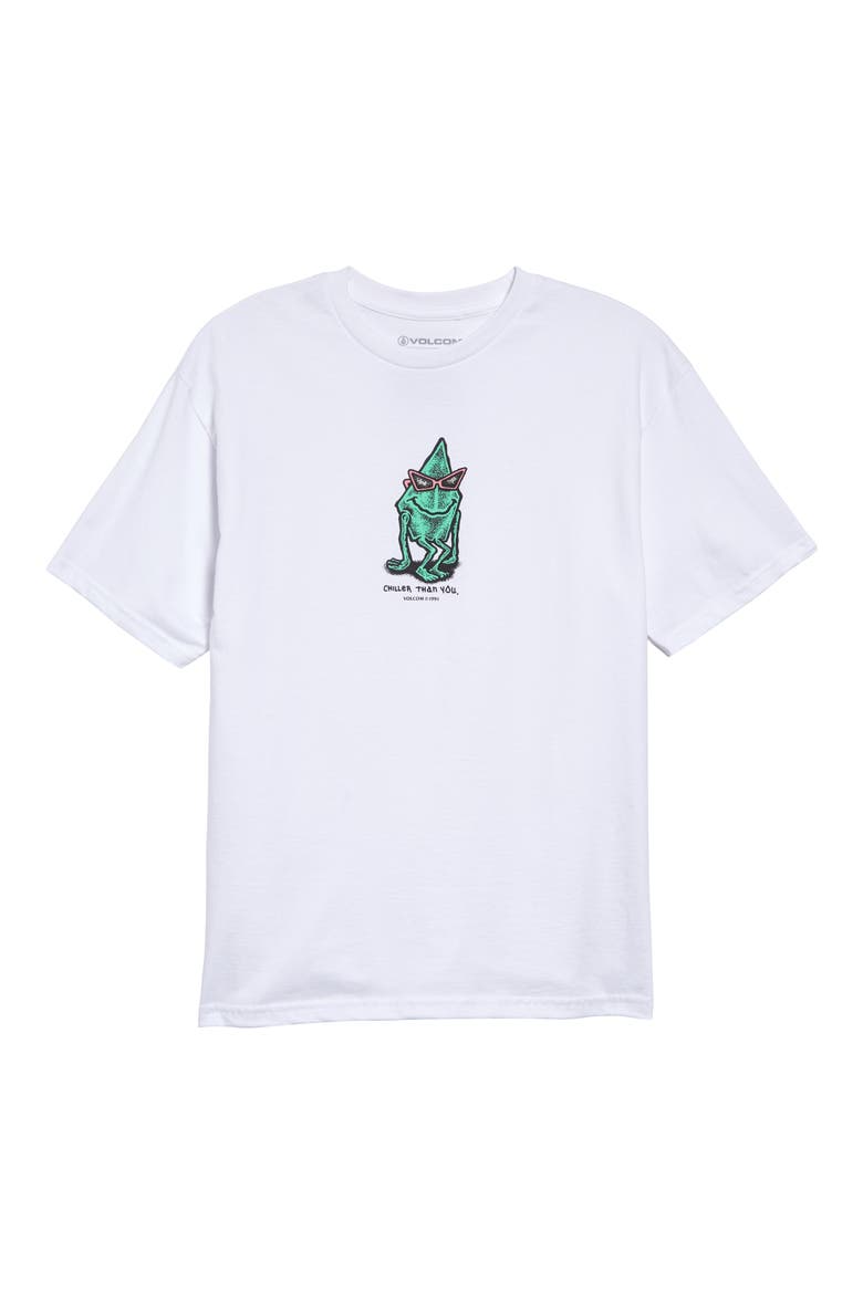 Logo Graphic Tee, Main, color, WHITE