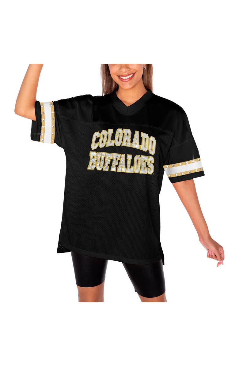 GAMEDAY COUTURE Women's Gameday Couture Black Colorado Buffaloes Until Kickoff Rhinestone Fashion T-Shirt, Main, color, 