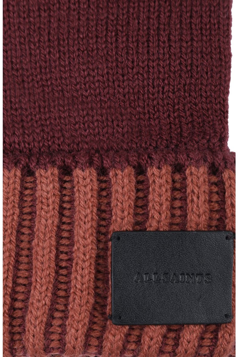 Plaited Rib Gloves, Alternate, color, AMARONE RED MULTI
