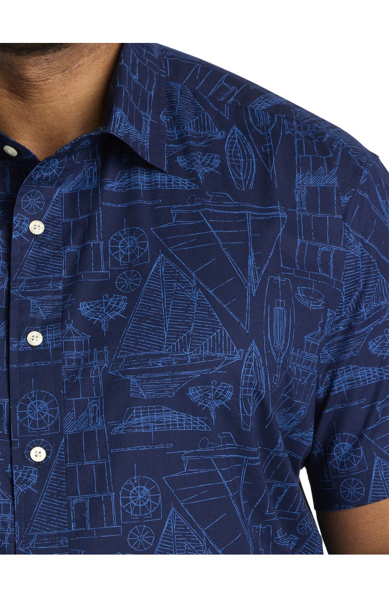 vineyard vines Big & Tall Marina Madras Sport Shirt, Alternate, color, 