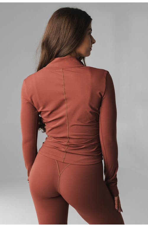 Vitality Cloud Ii Gather Jacket In Brown