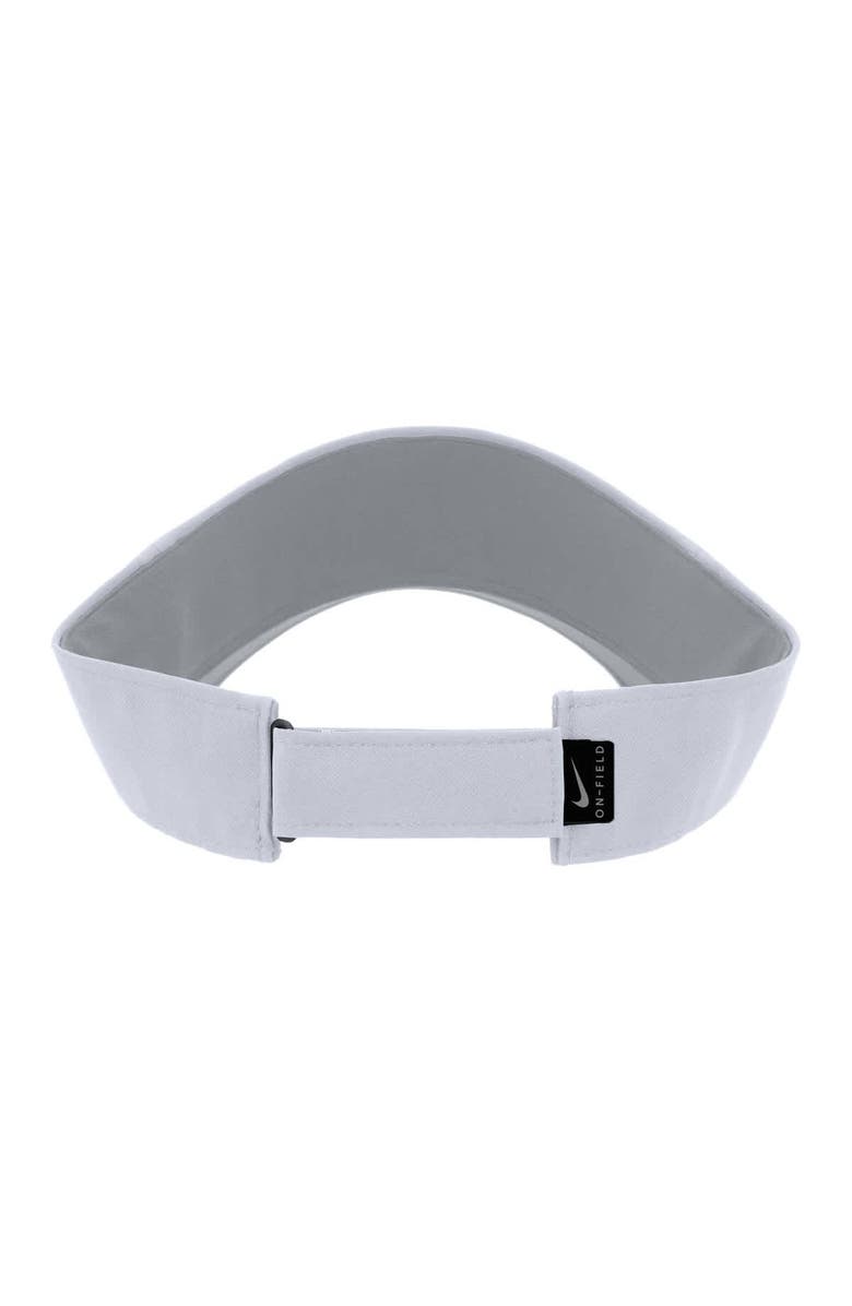Nike Men's Nike White Virginia Tech Hokies 2025 On-Field Ace Performance Adjustable Visor, Alternate, color, White