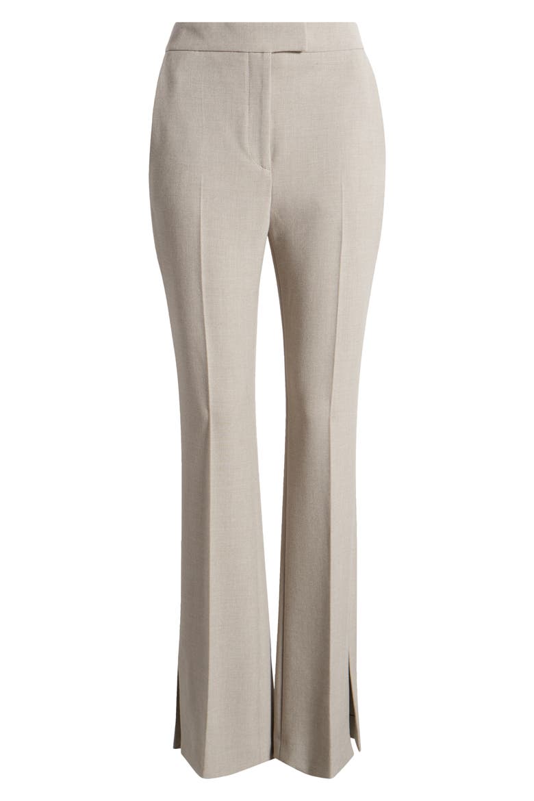 Tubeka Side Slit Straight Leg Pants, Alternate, color, WOLF GREY MELANGE