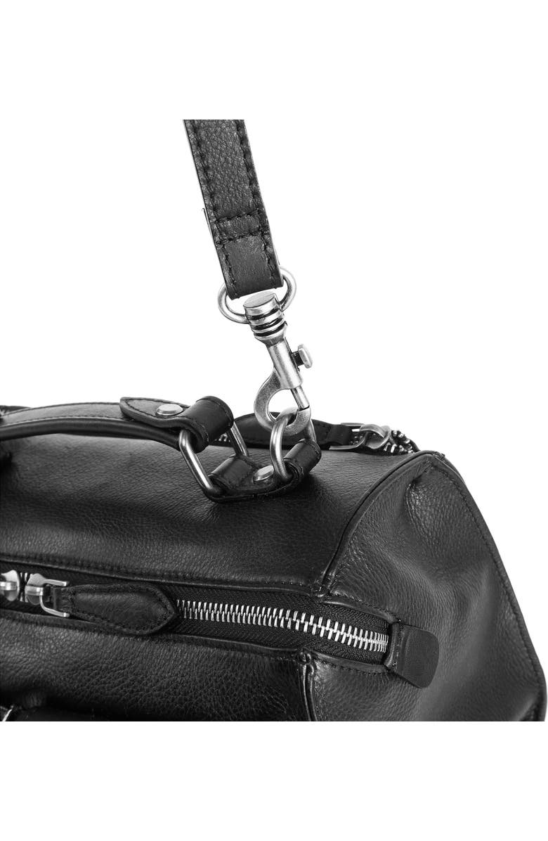 OLD TREND Las Luna Leather Crossbody Bag, Alternate, color, Black