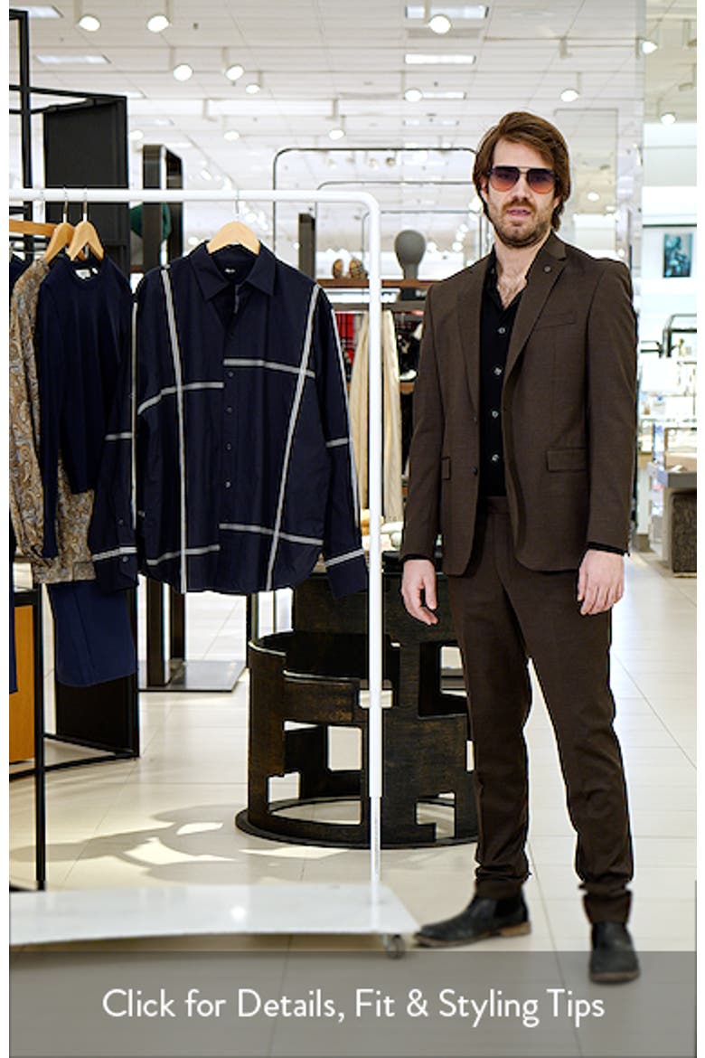 Saturday Asymmetric Check Cotton Button-Up Shirt video