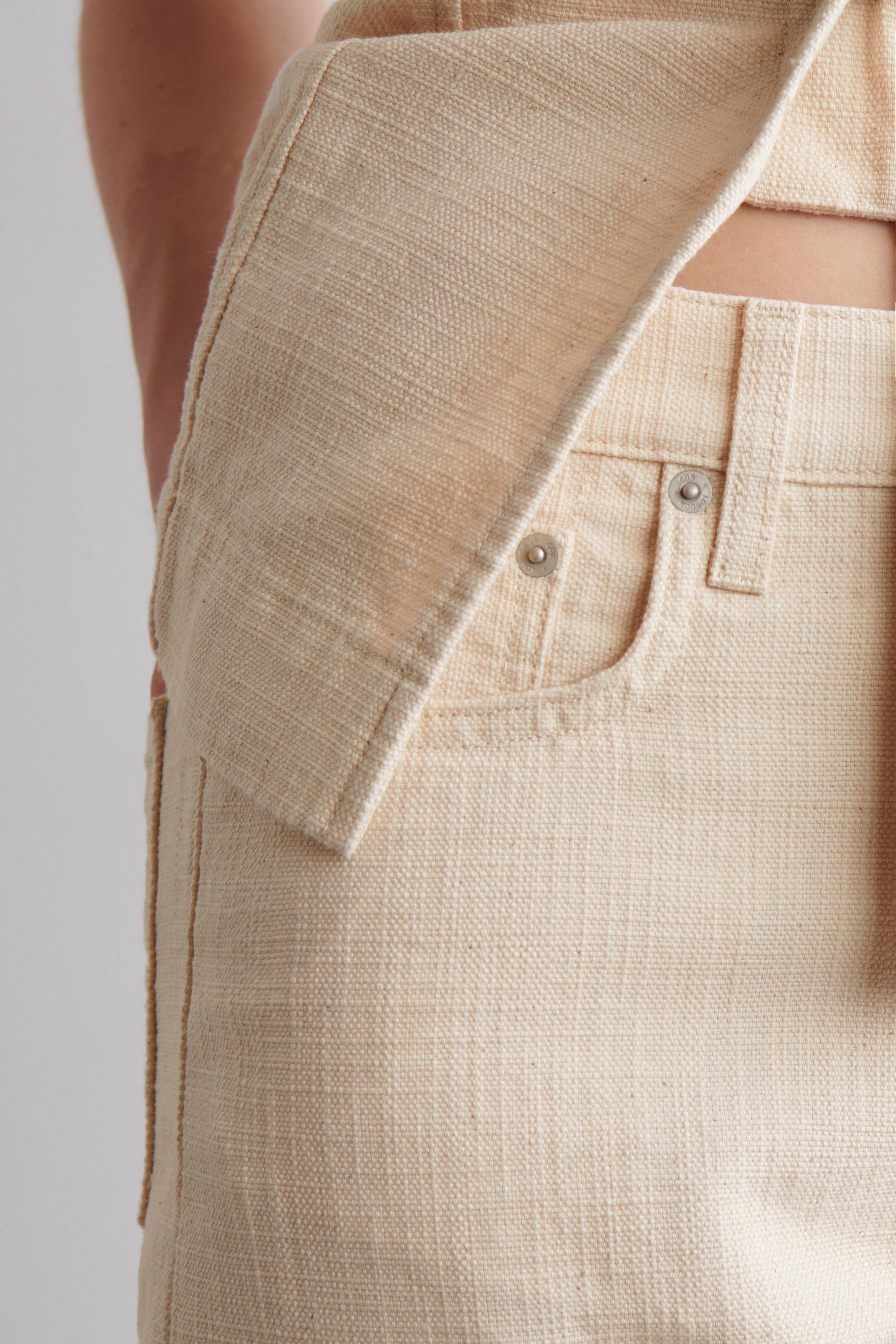 Chord Canvas Straight-Leg Jeans - image 2