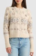 NVLT Embroidered Cable Knit Cardigan