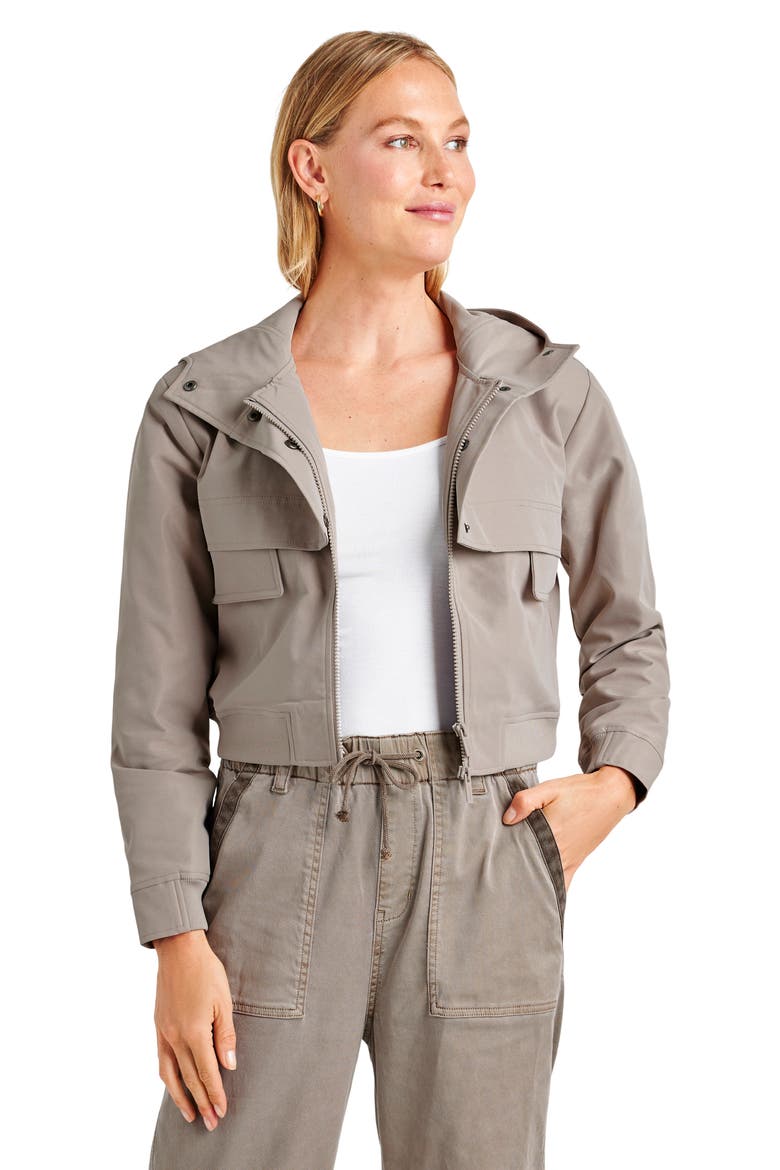 Arizona Crop Hooded Jacket, Alternate, color, TAWNY
