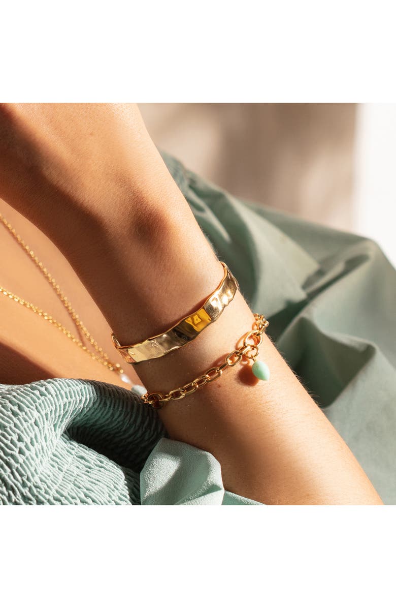 Monica Vinader Alta Capture Mini Link Bracelet, Alternate, color, Yellow Gold